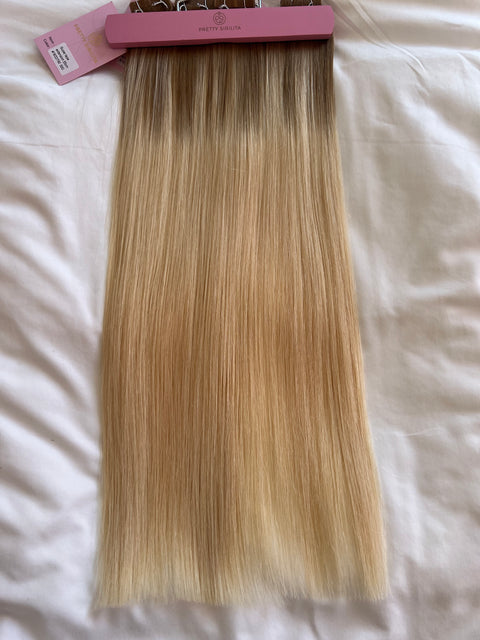 Tejp Extensions: 55cm 200g Färg: 18/22/T60 (ombre/shadow root)- SUPER DOUBLE DRAWN