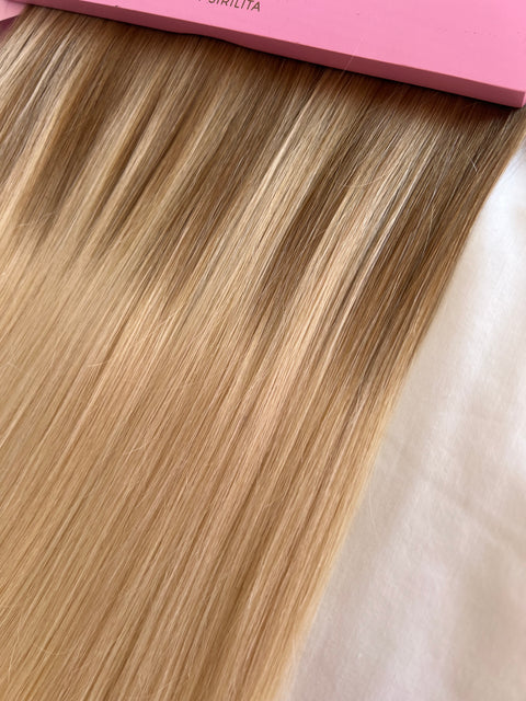 Tejp Extensions: 55cm 200g Färg: 18/22/T60 (ombre/shadow root)- SUPER DOUBLE DRAWN