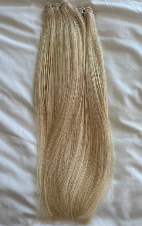 Weft, 50cm, 200g, Color: Pearl Blond / I lager