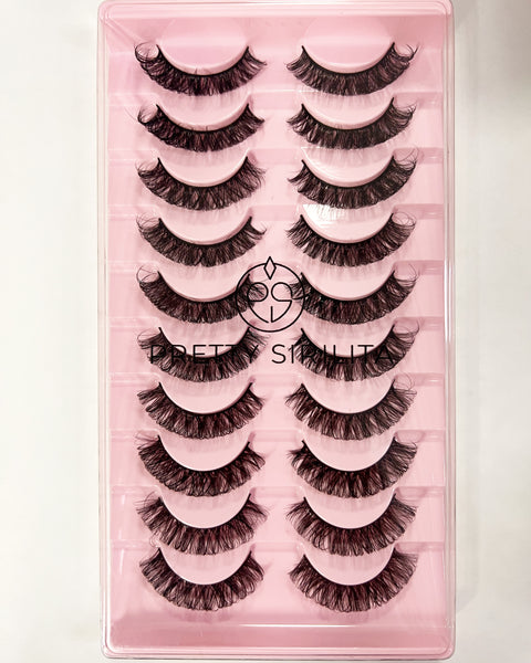 Luxurious Mixed Volume Lashes- 10 Pack