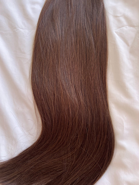 Weft, 60cm, 200g, Color: #1B SUPER Double Drawn