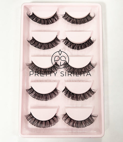 Luxurious Mixed Volume Lashes- 5 Pack