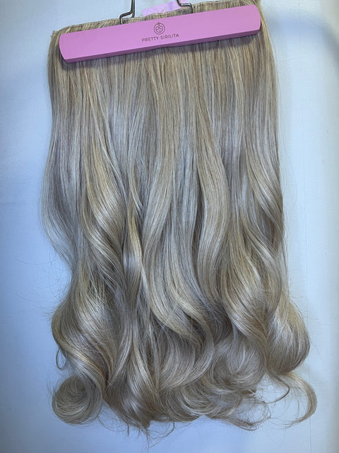 CALIFORNIA BLOND- Synthetic Hair Clip Extensions- Beach Curl 60cm