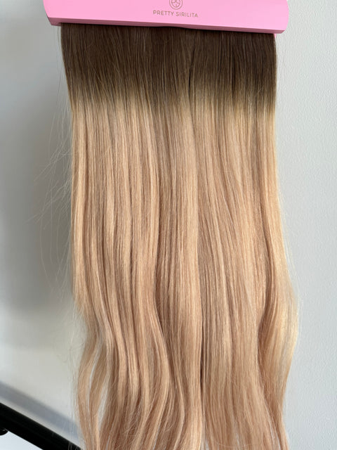 Tejp Extensions: 55cm 200g Färg: SM (ombre/shadow root) - SUPER DOUBLE DRAWN