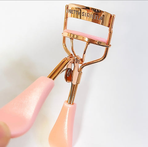 Pink & Rose Gold Lash Curler