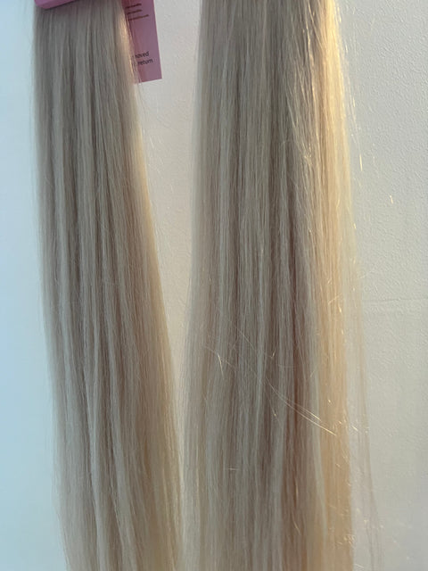 Keratinslingor i 200g i 65cm Color Platinum in Super Double Drawn