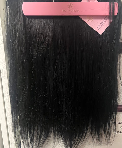 Clip in Extensions: 100g i 40cm Color: Jet Black single drawn